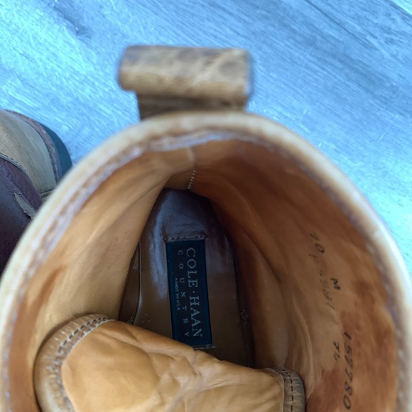 Cole Haan vintage leather country lace up boots - Picture 8 of 9